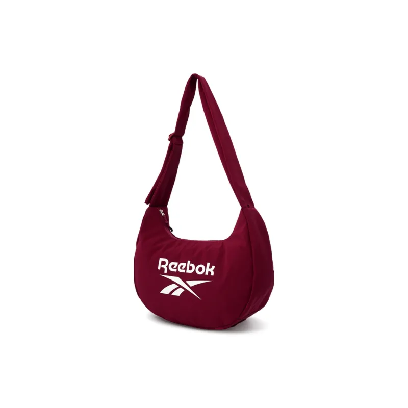 Reebok Fabric Crescent Moon Bag Shoulder Bag Medium Size Unisex Burgundy/Apricot/Matcha/Fuchsia/Black-6