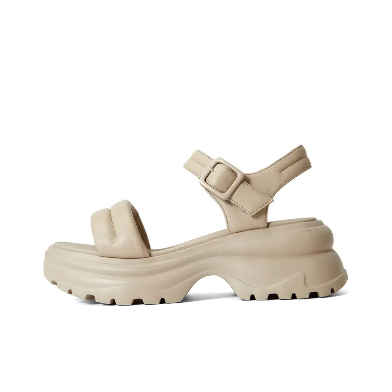 PT'SON Beach Sandals Women's Ecru-1
