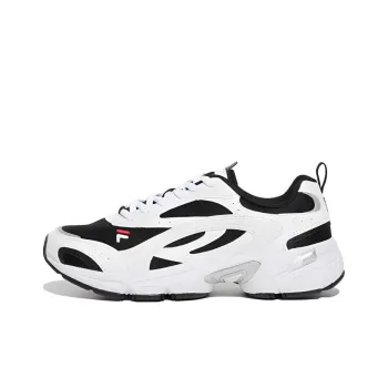 FILA Taurus V3 Anti Slip Wear Resistant Low Top Chunky Sneakers Unisex White