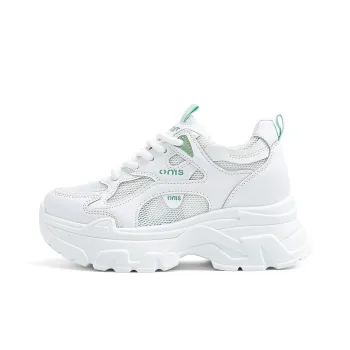OMS Low Top Running Shoes Women's White Green