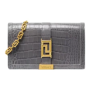 FANSIZHE Calfskin Crossbody Bag Shoulder Bag Women's Gray