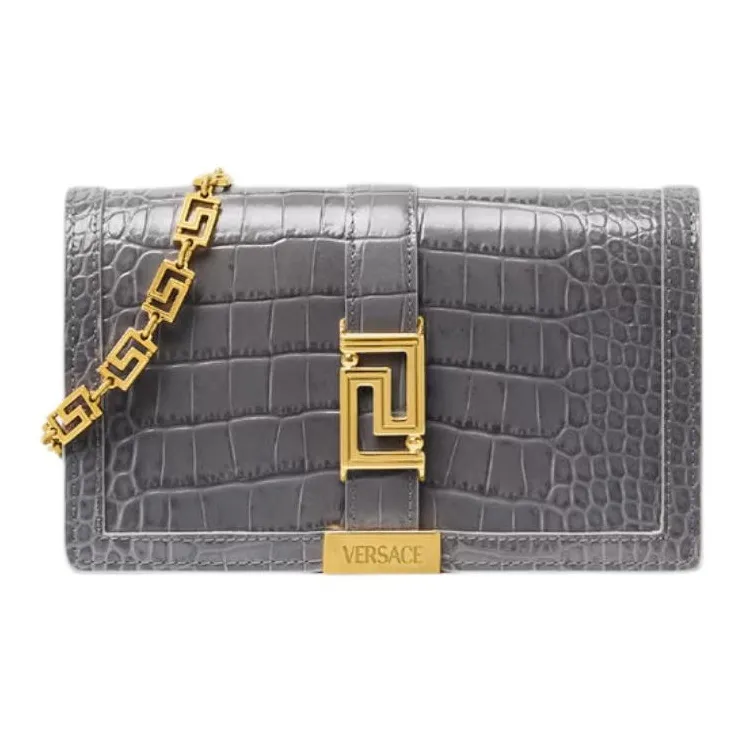 FANSIZHE Calfskin Crossbody Bag Shoulder Bag Women's Gray-0