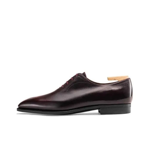 MAISON CORTHAY Dress Shoes Men Low-Top Burgundy