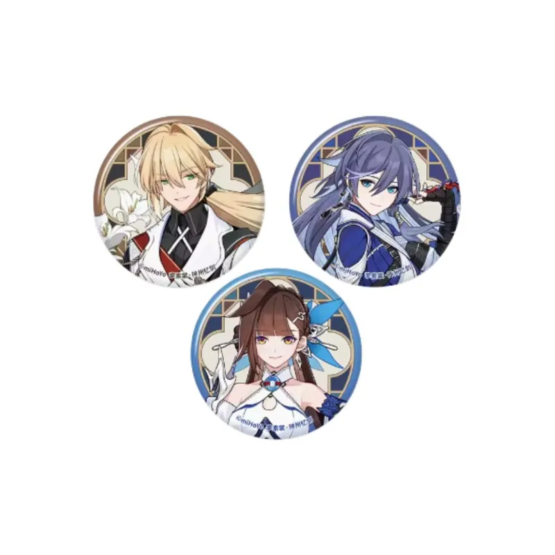MIHOYO Honkai/Bronya X Honkai/Kiana, Honkai/Ayashiya Saint Seiya Collection Badges-1
