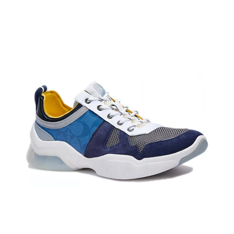 COACH CitySole Cushioning Anti-Slip And Wear-Resistant Low-Top Casual Shoes Men's Indigo-3
