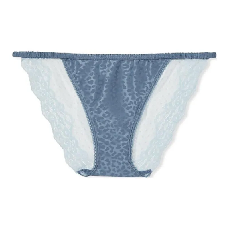 Victoria's Secret THE MIX Underpants Women's 1 Pack Washed Denim Blue-0