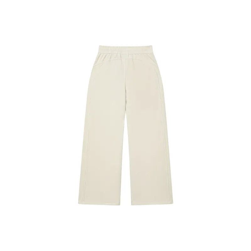 FILA Knitted Sweatpants Women's Almond Khaki-1