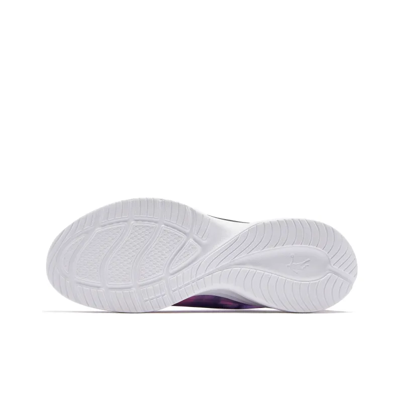 QIAODAN Light Speed 2.0 Cushioned Anti Slip And Wear Resistant Lightweight Low Top Running Shoes Men's Purple-4
