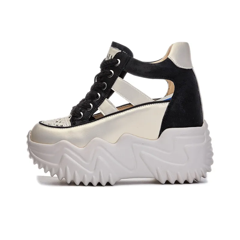Egger Bird Height Increasing Breathable Coverage Low Top Chunky Sneakers Women's-5