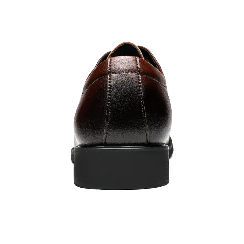 CHINT Dress Shoes Men Low Top Black/Brown-8