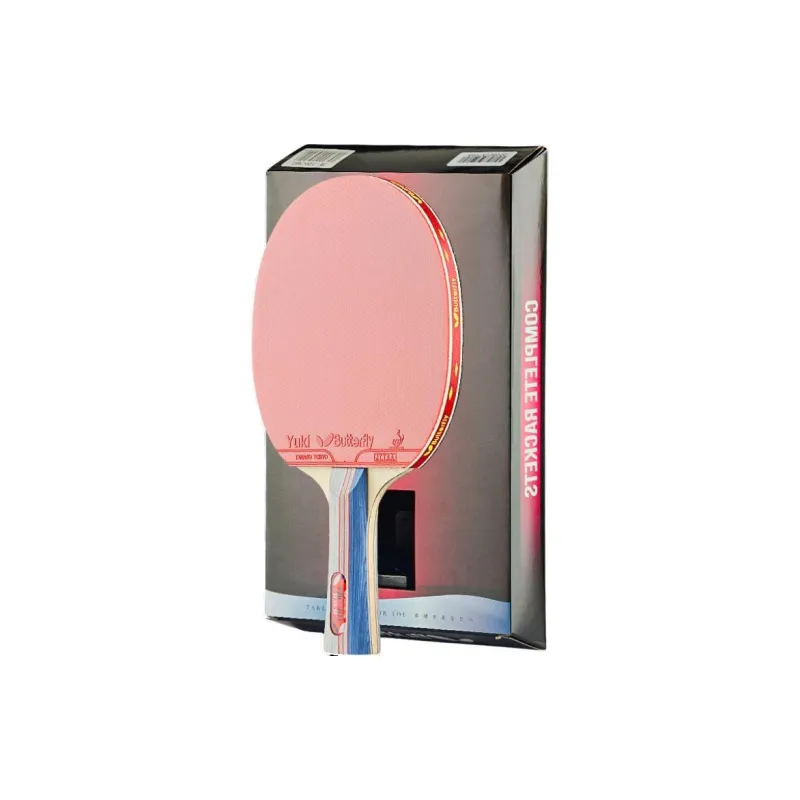 Butterfly Ping Pong Paddles Unisex All Wood Red-4