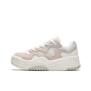 Anta Egg Baby Shoes 2.0 Height Increasing Lightweight Low-Top Skateboard Shoes Women's Lotus Gray