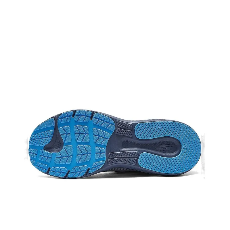 Skechers GO RUN Slip Resistant, Abrasion Resistant, Breathable, Lightweight Low Top Running Shoes Men's Blue Gray-4