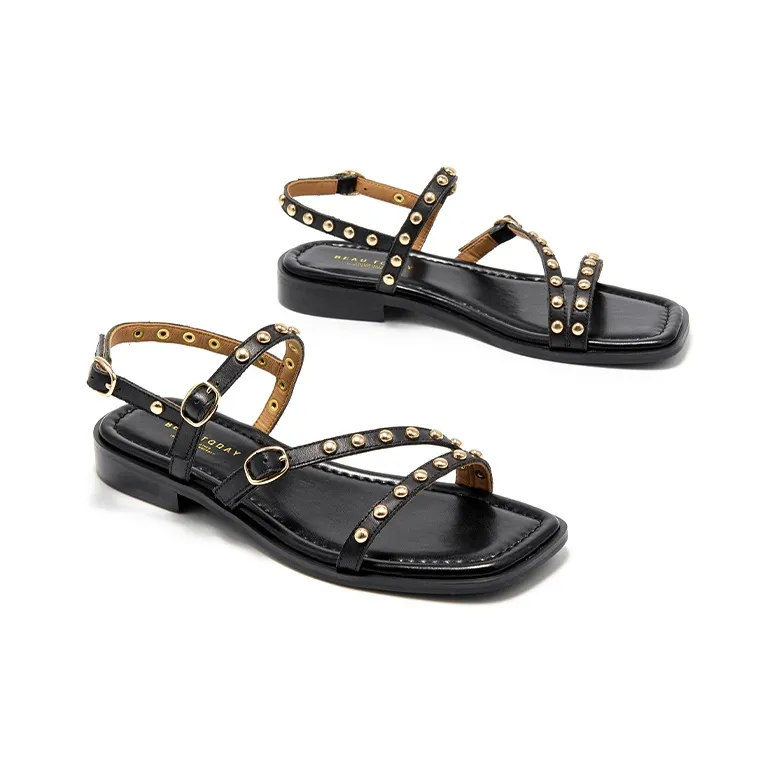Beau Today Roman Sandals Women's Black-2