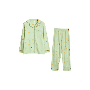 Red Beans At Home Pajama Set Women's