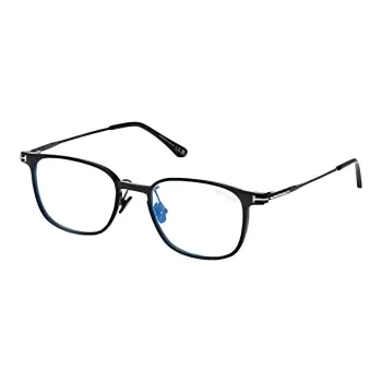 TF   Rectangular Eyeglass Frames Unisex Black
