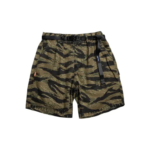 FLOAT Cargo Shorts Unisex Green Camouflage