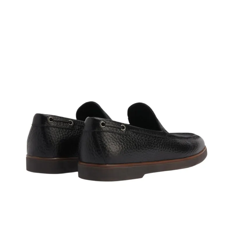 Giuseppe Zanotti The Maui Logo plaque Leather Loafers-3