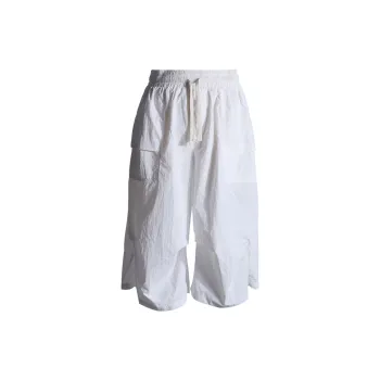 Casual Shorts Women's White Mother Of Pearl