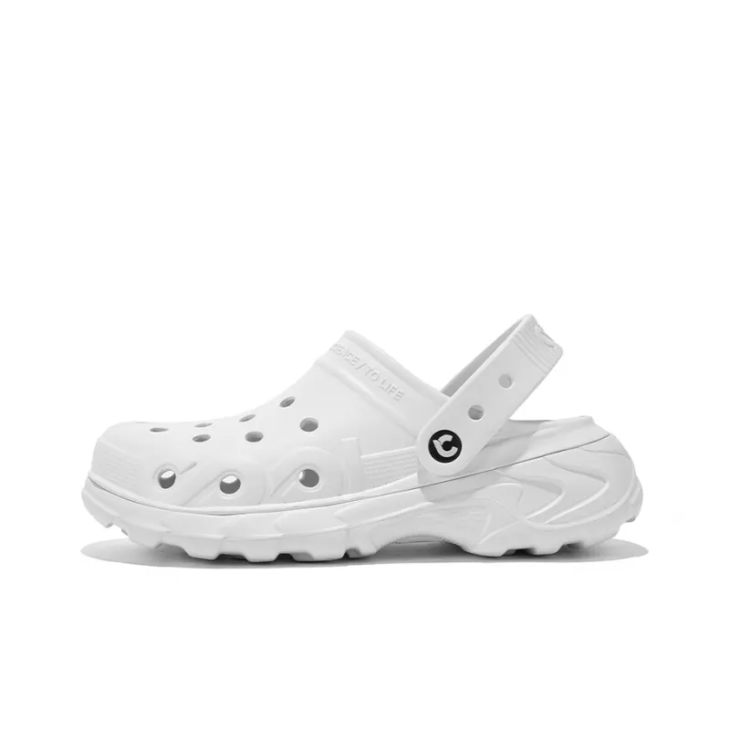 Cool Trend Series Clogs Men's Feather White-0