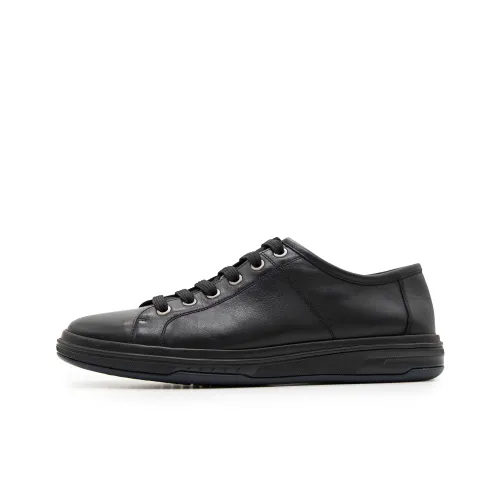 Satchi Low-Top Skateboard Shoes Men's Black