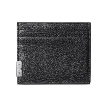 Burberry Calfskin Wallet Men's Black