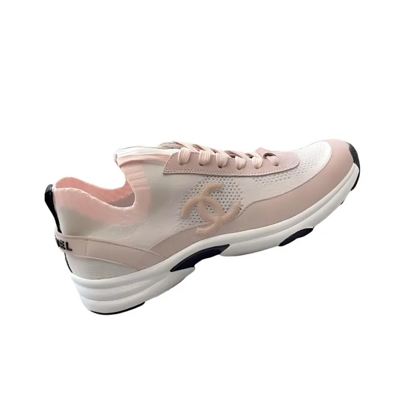 CHANEL Low Top Casual Shoes Women's Pink-2