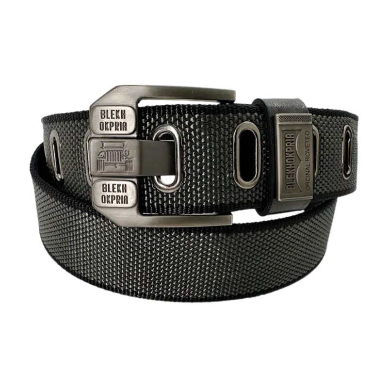 Mulinsen Nylon/Alloy Belt Unisex Width  3.8cm-0