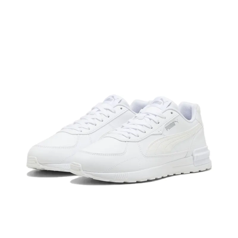 PUMA Graviton Slip Resistant Low Top Casual Running Shoes Unisex White-2