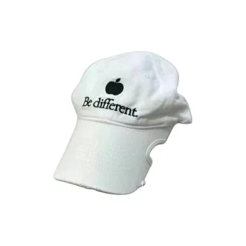 Balenciaga Cotton Baseball Caps Unisex White