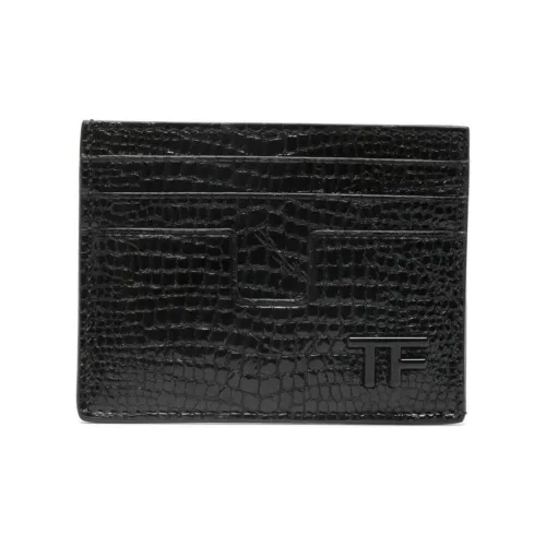 TOM FORD Lizard-skin Effect Cardholder