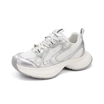 La Chapelle Anti Slip Wear Resistant Low Top Chunky Sneakers Women's