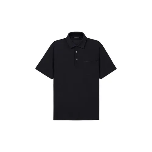 Ermenegildo Zegna Polo Shirts Men Black