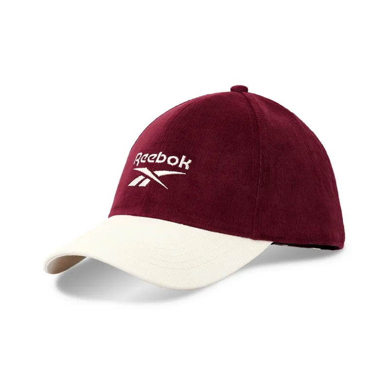 Reebok Corduroy Baseball Caps Unisex Light Coffee/Navy Blue/Burgundy-7