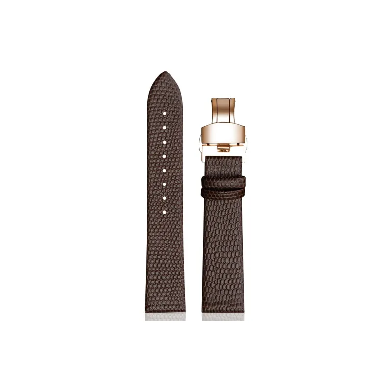WOALMORN Movado Longines Ipo Road Tissot Lizard Pattern Compatibility Watch Band Genuine Leather Material-21