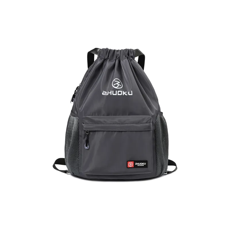 TINYAT Oxford Nylon Backpack Large Size Unisex Black/Gray/Khaki/Green-7