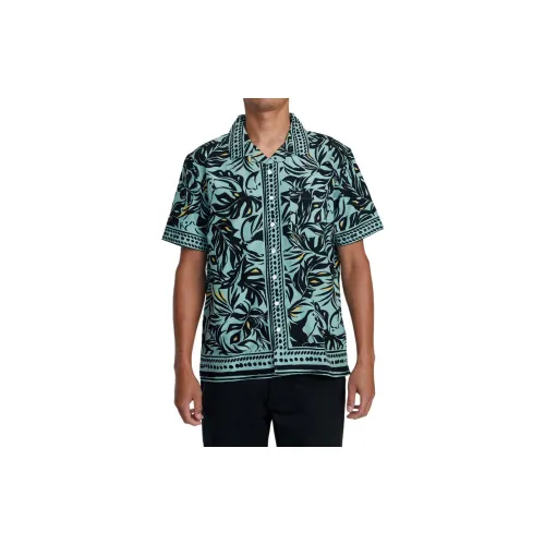 RVCA Shirts Men Granite Green