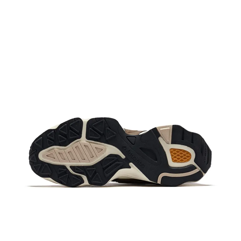 Saucony Low Top Running Shoes Unisex Brown Beige Black-4