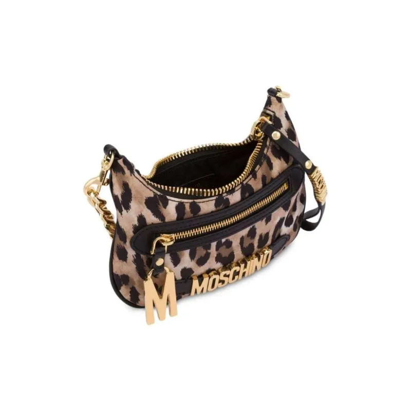 MOSCHINO Logo lettering Shoulder Bag-1