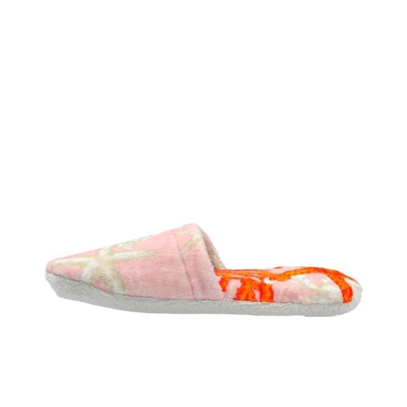 VERSACE Barocco Closed Toe Slippers Women's Pink-0