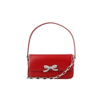 Self-portrait Bow-detail Leather Tote Bag
