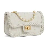 JACD Jacquard Crossbody Bag Shoulder Bag Commute Bag Small Size Women's Ethereal