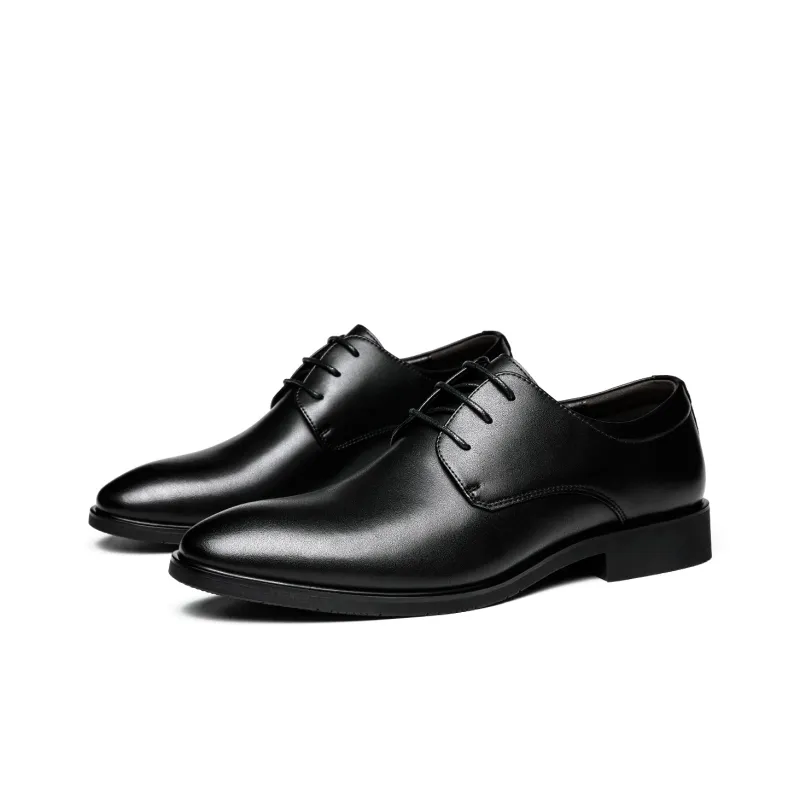 CHINT Dress Shoes Men Low Top Black/Brown-2