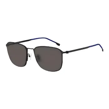 HUGO BOSS   Rectangular Sunglasses Men's Black