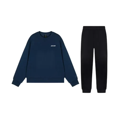 ANTA Sweatshirt Set Women's Set Moonlit Blue Sweatshirt+Basic Black Pants