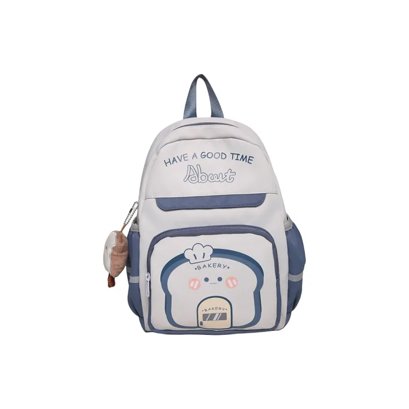 KAMLUI Canvas Backpack Regular Unisex Black/Purple/Blue/Pink/Coffee-6