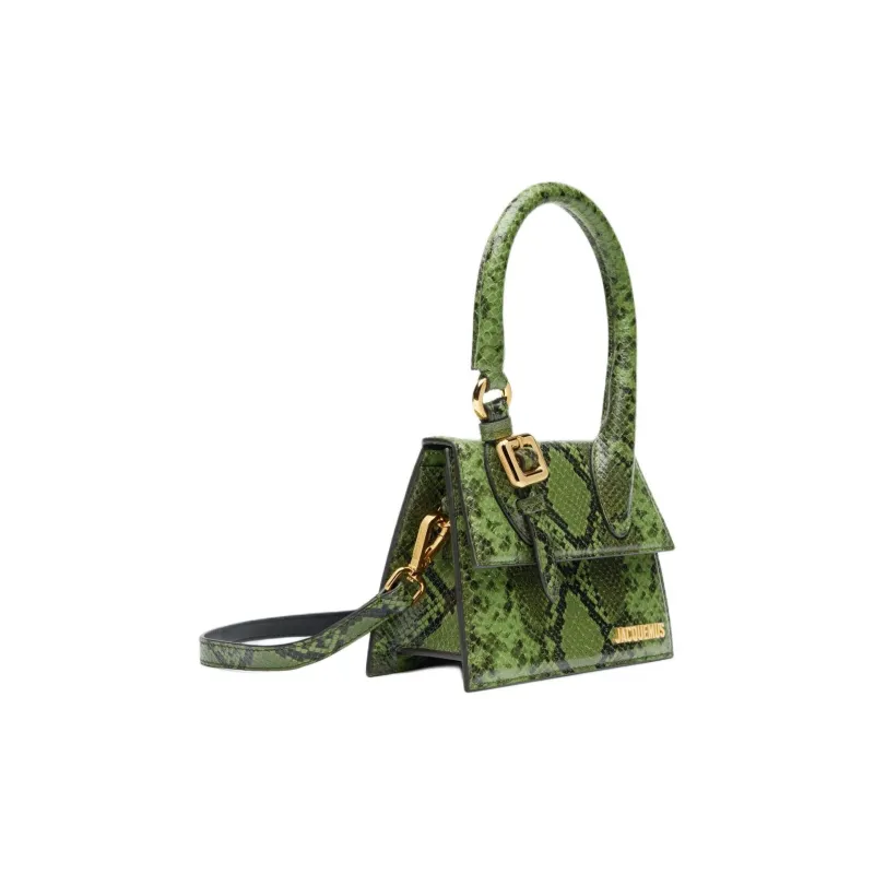 Jacquemus Le Chiquito Snakeskin effect Mini Bag-1