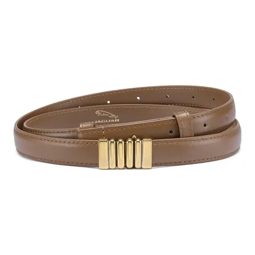JAGUAR Decoration Genuine Leather Belt Corset Belt Cow Leather Top Grain Cow Leather Leather Belts Women's Width 1.8cm