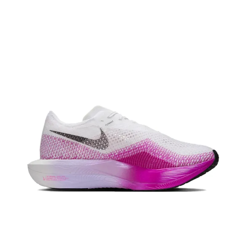 Nike ZoomX Vaporfly 3 Low Top Carbon Plate Running Shoes Unisex White Purple Black-1
