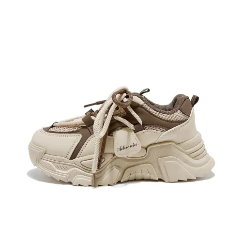 Komanic Versatile Platform, Fashion Trend Low Top Chunky Sneakers Women's